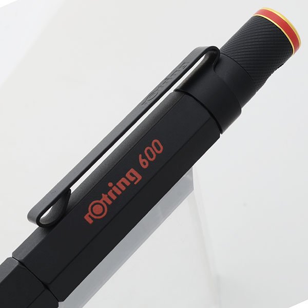 Rotring 600 Gold Fountain Pen - 2nd Gen, Matte Black w Gold